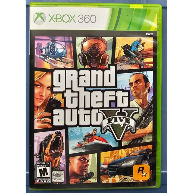 Grand Theft Auto V Gta Xbox 360 Solo Disco 1 Instalación