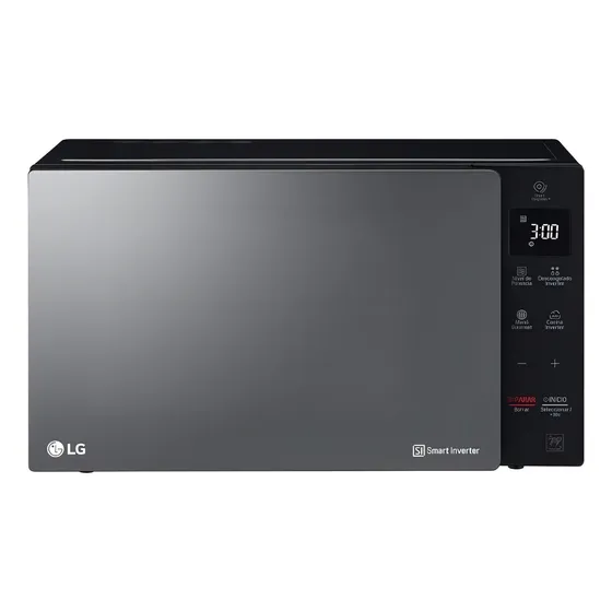 Microondas LG NeoChef MS1536 Inverter negro y espejado 42L 120V