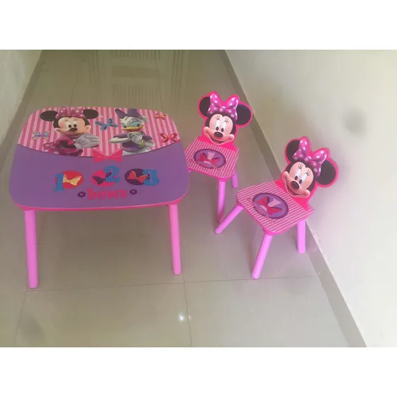 Mesa De Actividades Para Niños De Minnie Excelente Estado