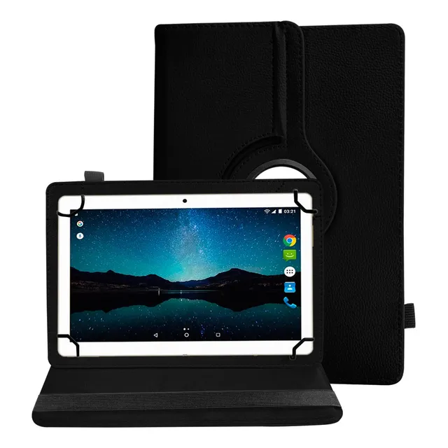 Capinha Capa Tablet De 10 Polegadas Case Giratória Universal