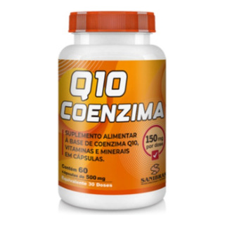 Q10 Coenzima 150mg (60 Caps) Sanibras Sabor Sem Sabor Q10 Coenzima 150mg (60 Caps) Sanibras Sabor Sem Sabor