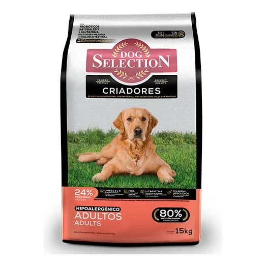 Dog Selection Criadores hipoalergénico 15kg