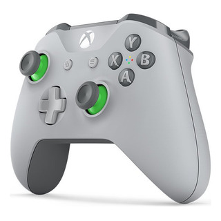 Controlador Sem Fio Microsoft Xbox One Cinza/verde Controlador Sem Fio Microsoft Xbox One Cinza/verde