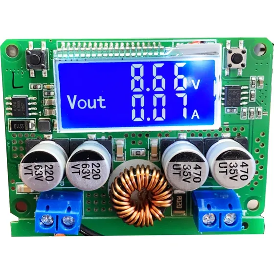 Regulador 7a Dc Dc In 8-60v Out 3-32v Step-down Com Display