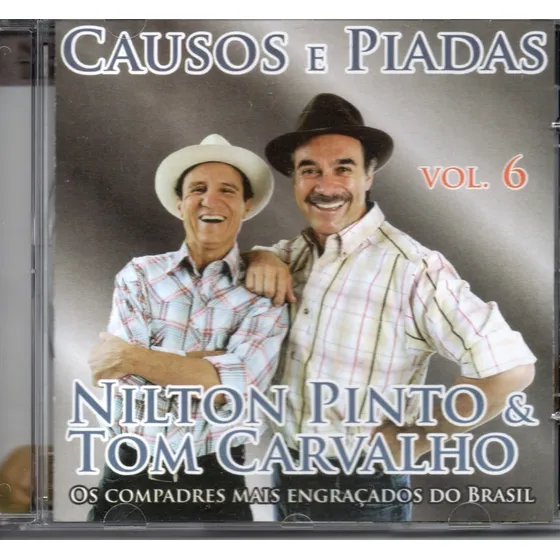 Cd Nilton Pinto E Tom Carvalho - Causos E Piadas Vol. 06