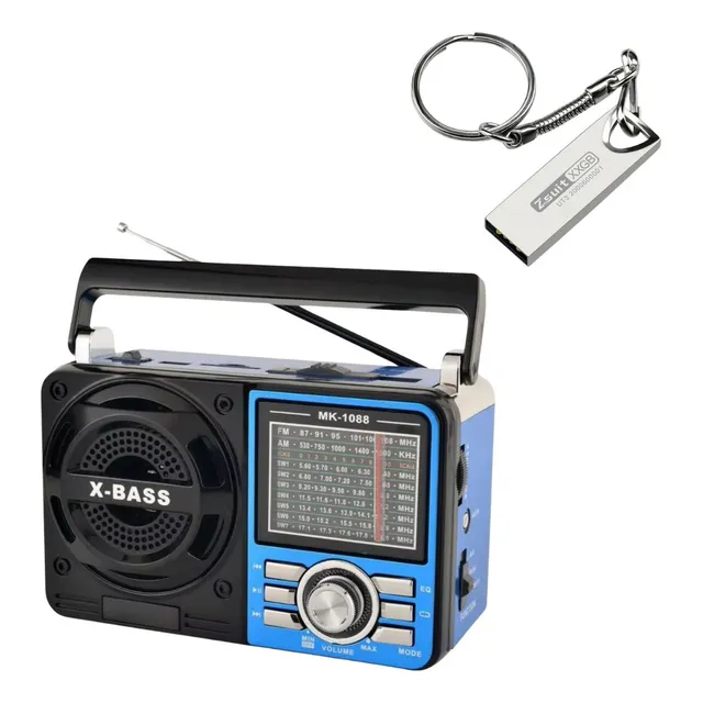 Caixa Caixinha De Som Potente Bluetooth + Pendrive Gravado