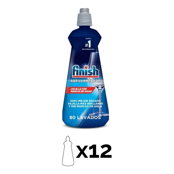 Finish Abrillantador Liquido 12 X 400 Cc