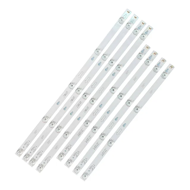 Kit 8 Tiras Leds Para Tcl 55s401 / 55s405 / 55s412 Aluminio!