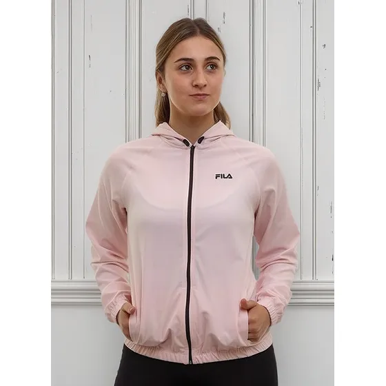 Campera Fila Rompeviento Con Capucha Mujer Basic Deportivo