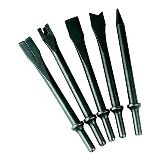 Kit De Brocas De Cincel Para Martillo Neumático 5 Piezas