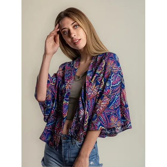 Kimonos Cortos Para Mujer, Varios Diseños . Verano 