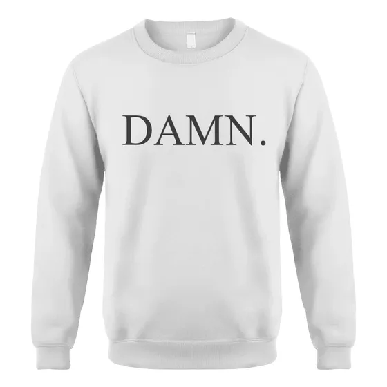 Damn Kendrik Lamar Sudadera Humble Black Print