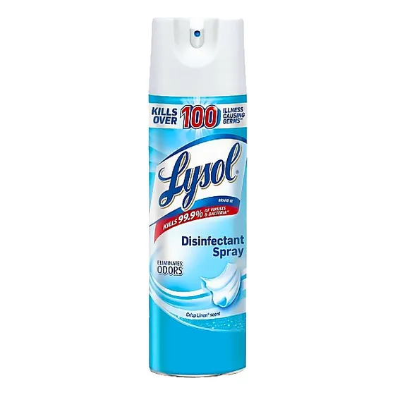 Desinfectante Lysol Spray Crisp Linen 538g -1 Und