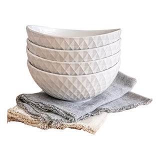 Tazones Para Servir La Comida De 1 Litro 4 Pzs De Ceramica Tazones Para Servir La Comida De 1 Litro 4 Pzs De Ceramica