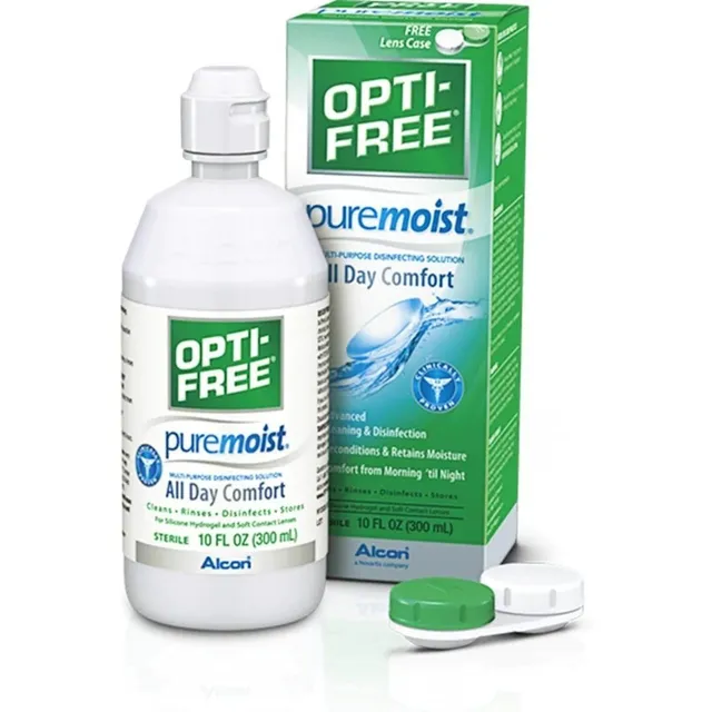 Opti-free Pure Moist 300ml - Liquido Lentes De Contacto