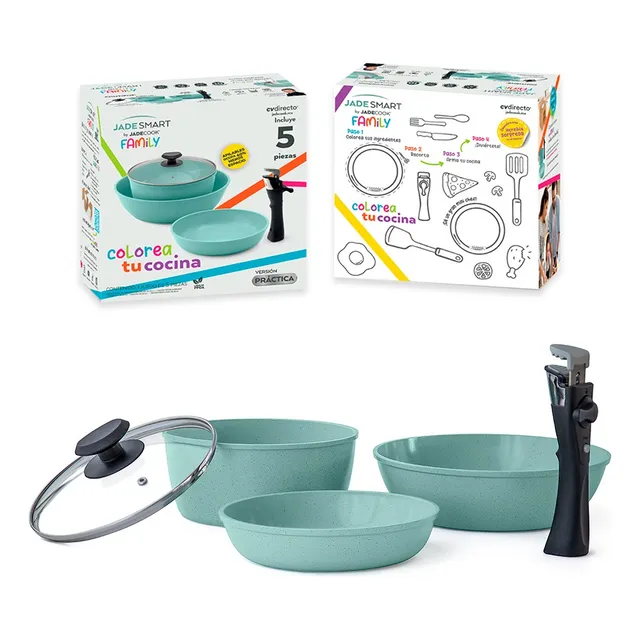 Jade Cook Smart Batería - Mango Desmontable - Color Verde jade
