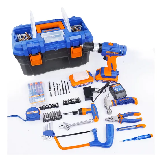 Set 119 Pcs Taladro+ Herram + Valija Wadfow Wdt1b119 - Smf