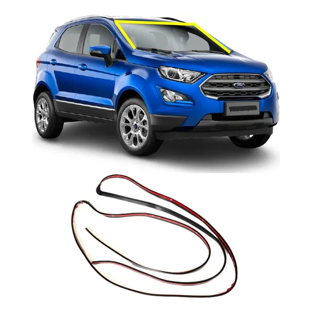 Borracha Parabrisa Vidro Dianteiro Ecosport 2012 Em Diante