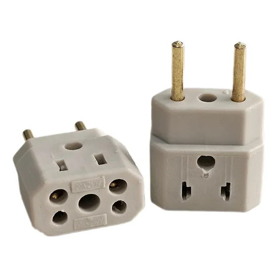 Adaptador Bob Porcelana 10a 20a Plug Tomada Benjamin