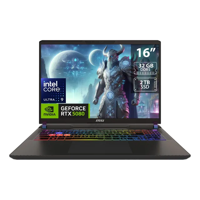 Laptop Msi Vector 16, Core Ultra 9, Ram 32gb, 2tb Ssd, 5080