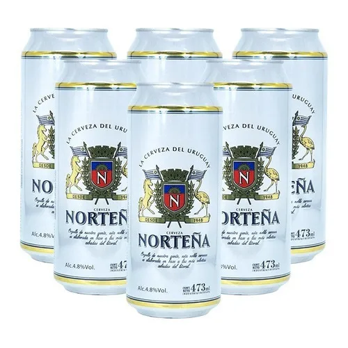 Cerveza Norteña Lata 473ml Pack X12