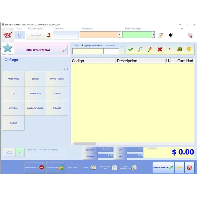 Software Punto De Venta Esmeralda