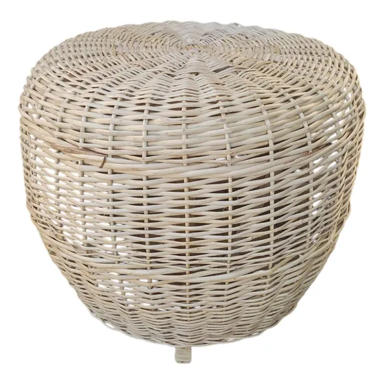 Puff  Deco De Mimbre Fibra Natural