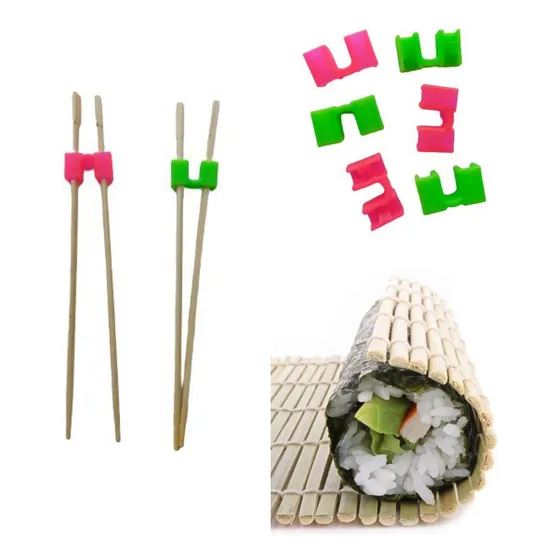 Combo C Sushi Palitos Chinos -ayuda Para Palitos-esterilla 