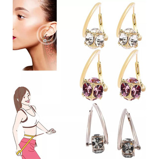 3 Pares De Pendientes De Pérdida De Peso De La Mujer De Moda 3 Pares De Pendientes De Pérdida De Peso De La Mujer De Moda