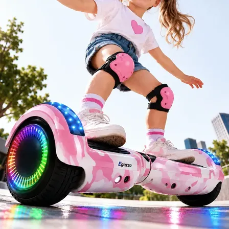 Egazza K5 Hoverboard Com Bluetooth Para Meninas Adolescentes