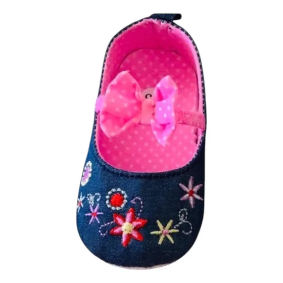 Zapatos Importados Para Bebé Con Cintillo 13 A 18 Meses