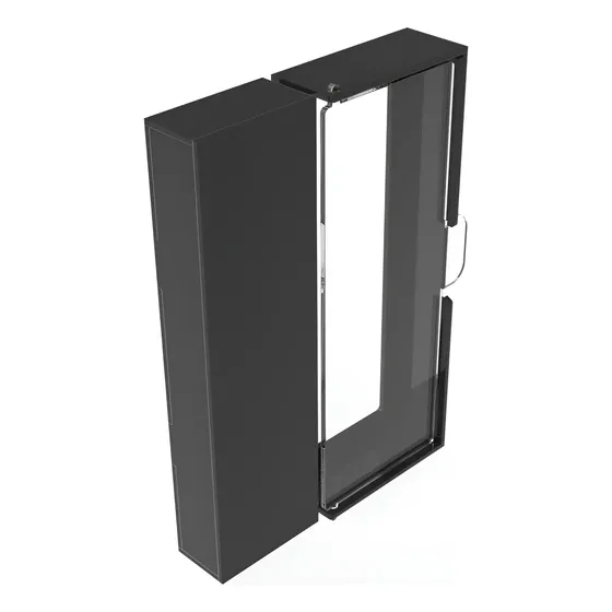 Proteção Acrílica Fechadura Digital Mfr-400 Porta Vidro
