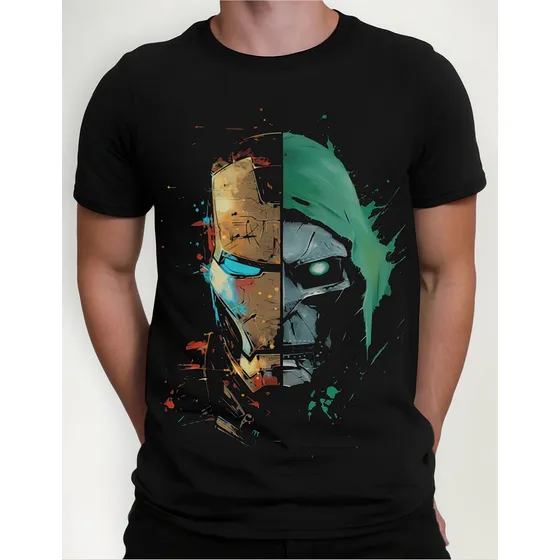 Camiseta Doom S Day Iron Man Camisa Robert D Jr Multiverso