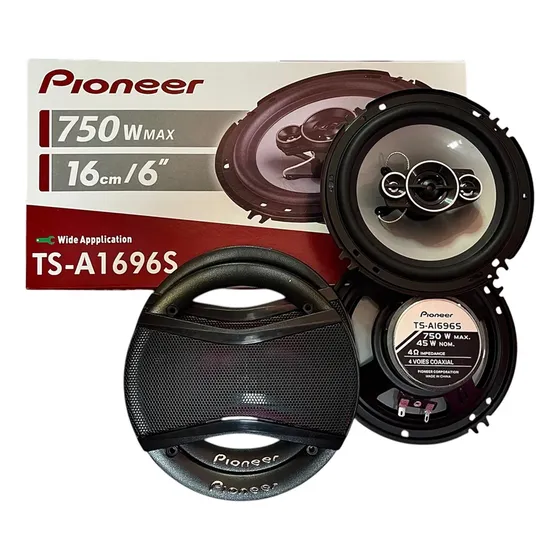 Cornetas Pioneer 6 750w 4 Ohms Metalizadas