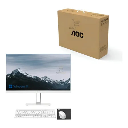 All In One Computador Aoc Intel Core I5 16gb Tela 27 Fullhd Branco 127/220v