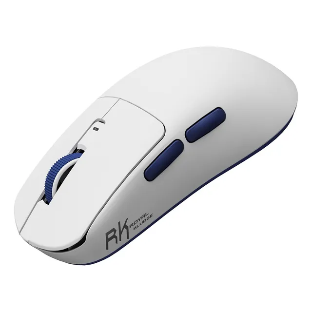 Mouse Inalambrico Gamer Royal Kludge M30 Ultraligero Blanco