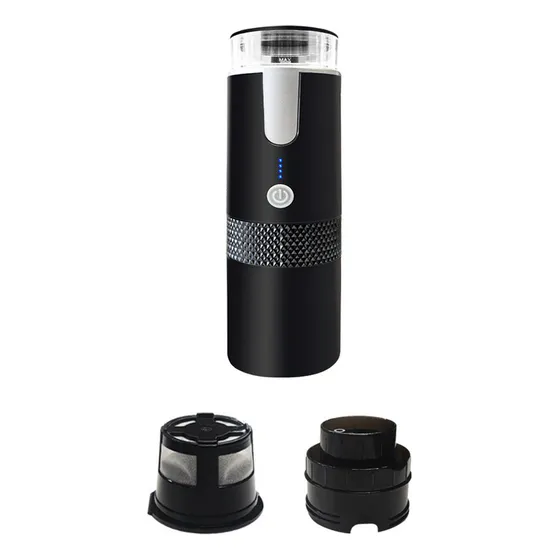 Zc Mini Cafetera Eléctrica Con Molinillo