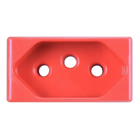 Modulo Tomada Universal 20a Vermelha Tramontina 57115033 Cor Vermelho
