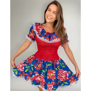 Vestido Festa Junina Adulto Super ConfortĂĄvel Pronta Entrega Vestido Festa Junina Adulto Super ConfortĂĄvel Pronta Entrega