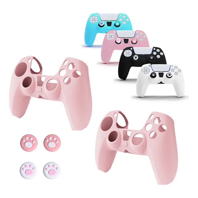 Silicon Protector Para Ps5 Control Funda Goma Cubierta 6pcs
