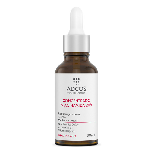 Adcos Sérum Facial Concentrado Niacinamida 20% 30ml Adcos Sérum Facial Concentrado Niacinamida 20% 30ml