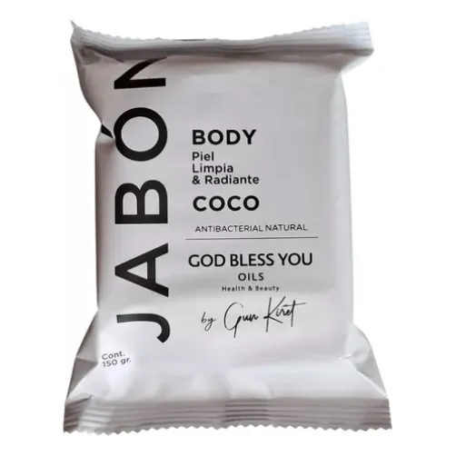 Pack X2 Jabon De Coco Antibacteria Natural 150gr Godblessyou