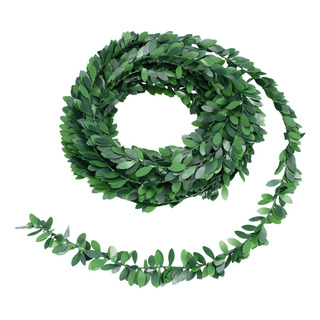 Guirnalda Artificial Lioobo 7.5 Con Follaje Y Hojas Verdes Guirnalda Artificial Lioobo 7.5 Con Follaje Y Hojas Verdes