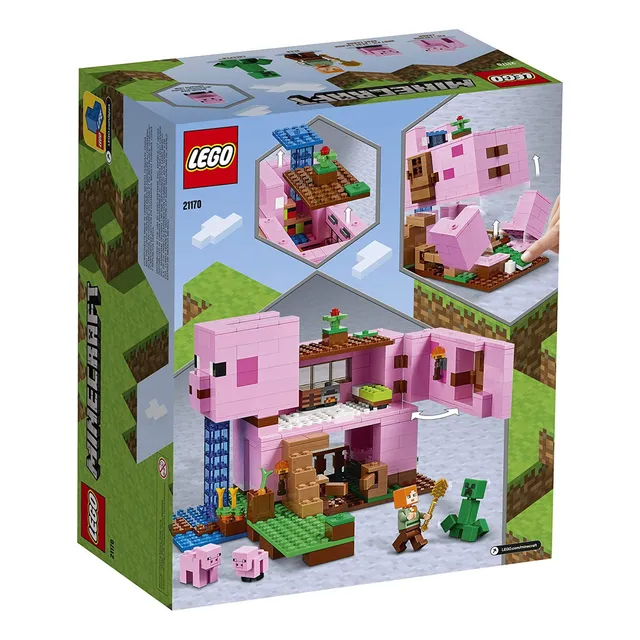 Lego Minecraft La Casa Del Cerdo 21170 - Minecraft Co Juguet