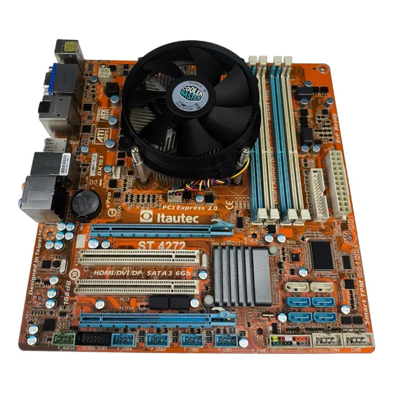 Kit Placa Mãe St4272 + Core I5+ Espelho