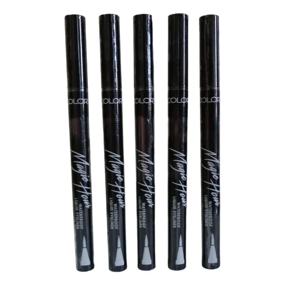 Delineador Liquido Negro A Prueba De Agua Kleancolor