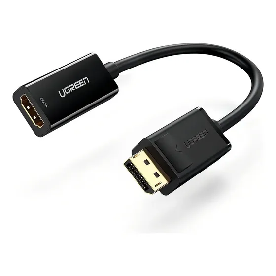 Ugreen Display Port A Hdmi 1080p-60hz Convertidor Con Audio Color Negro | Cuotas sin interés