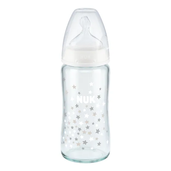 Mamadera De Vidrio First Choice 240 Ml Nuk