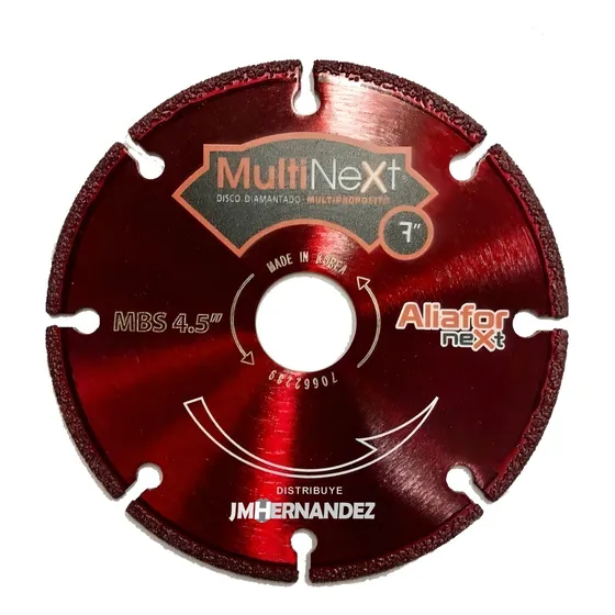 Disco Diamantado Aliafor Multi Next Multiproposito 180mm Mbs