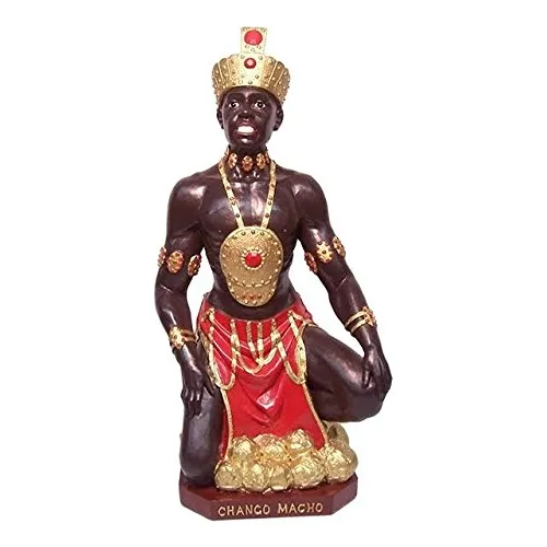 Estatua Chango Macho 12.5  Orisha Santeria Lucumi Figura Dio